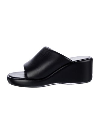 Balenciaga Leather Slides