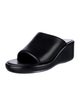 Balenciaga Leather Slides
