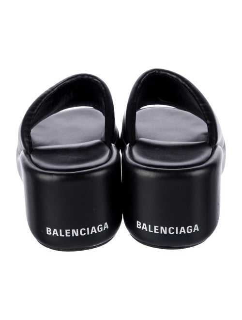 Balenciaga Leather Slides