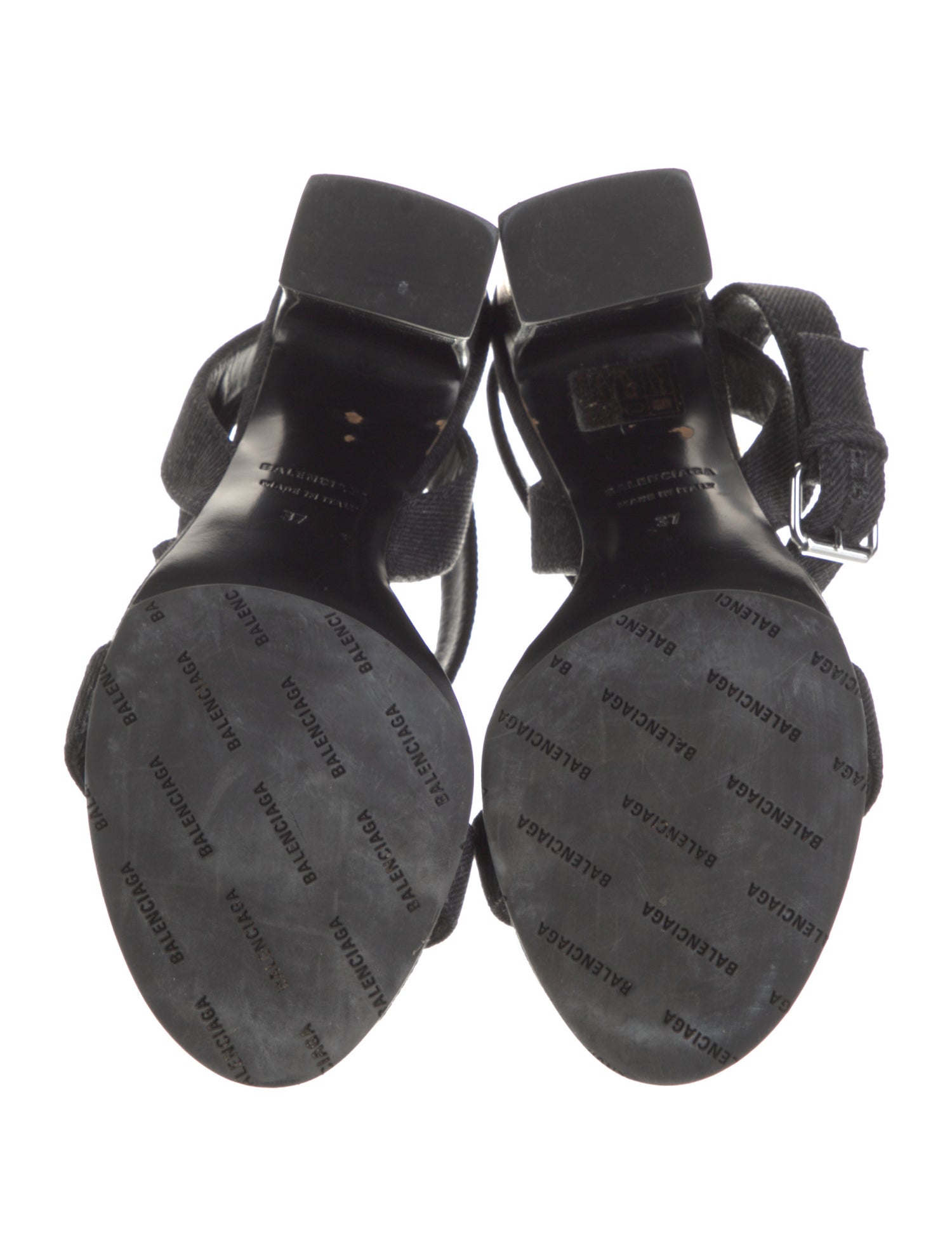 Balenciaga Denim Sandals