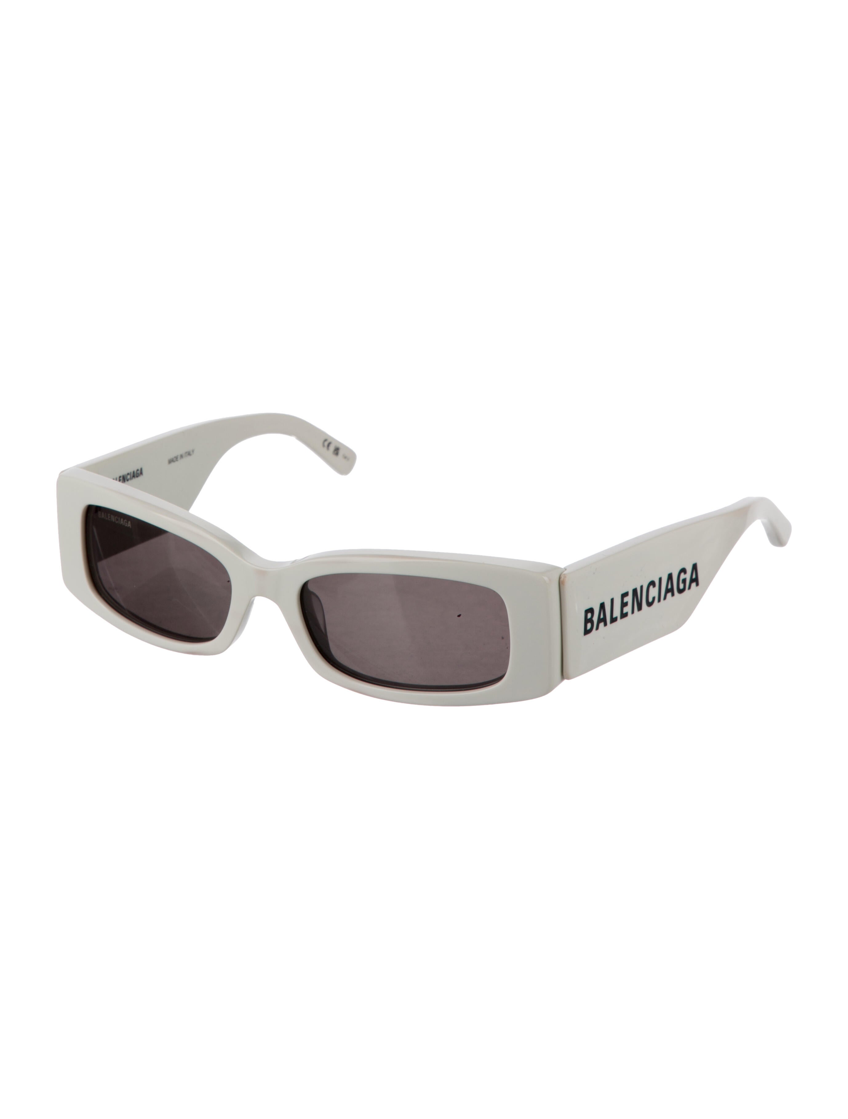 Balenciaga Square Tinted Sunglasses