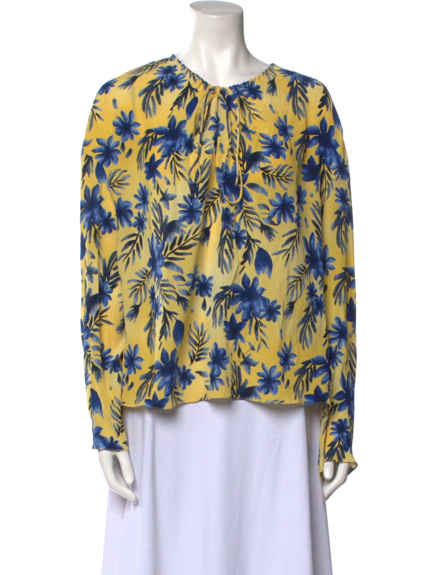 Balenciaga 2018 Floral Blouse