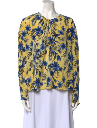 Balenciaga 2018 Floral Blouse
