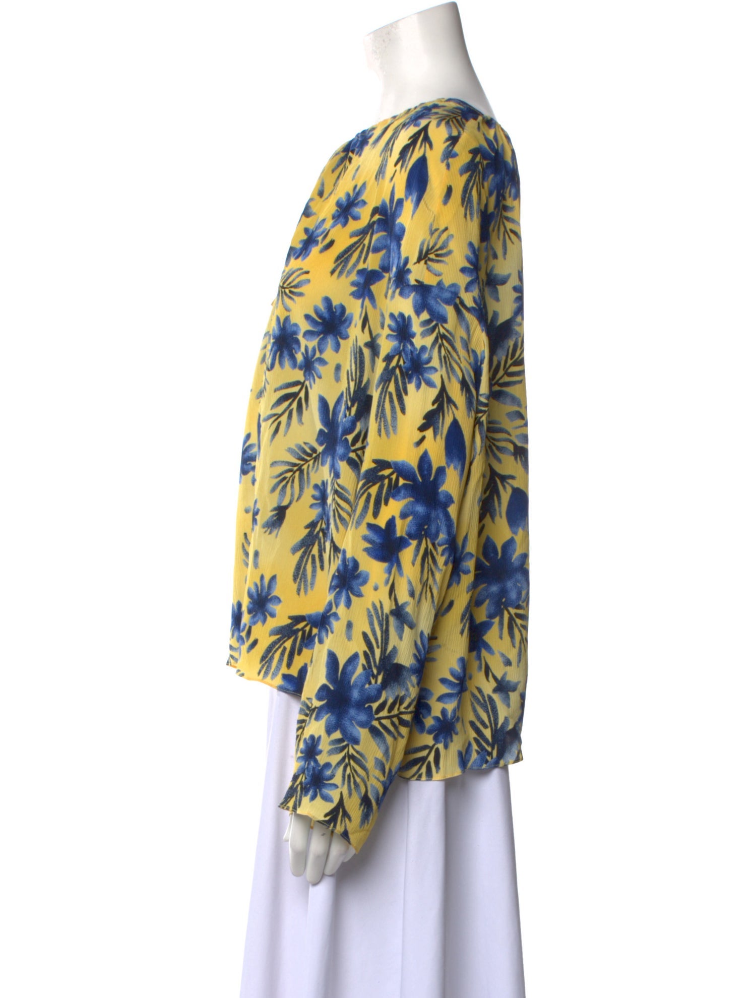 Balenciaga 2018 Floral Blouse