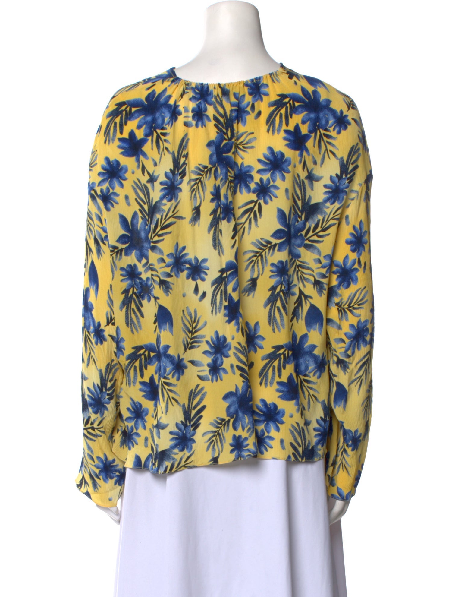 Balenciaga 2018 Floral Blouse