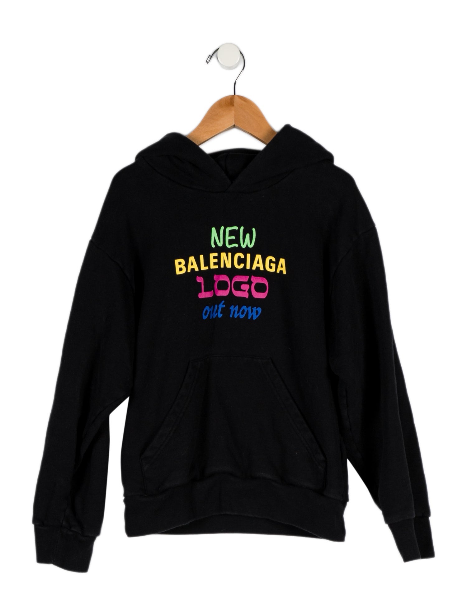 Balenciaga Logo Hooded Sweatshirt
