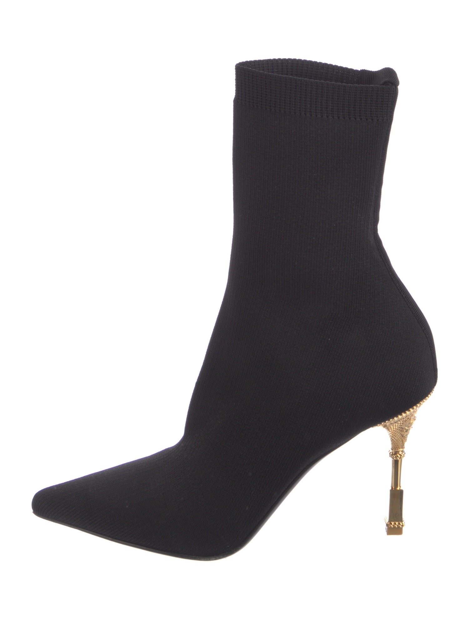 Balmain Signature Logo Sock Boots