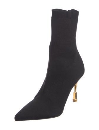 Balmain Signature Logo Sock Boots