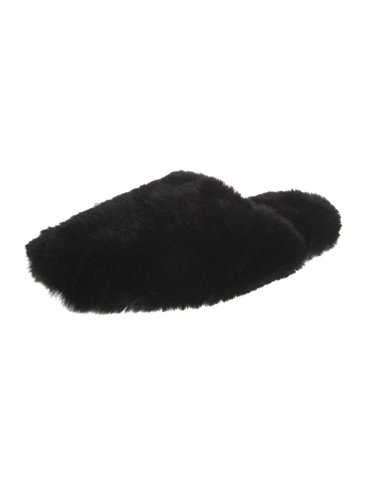 Balenciaga Faux Fur Slippers