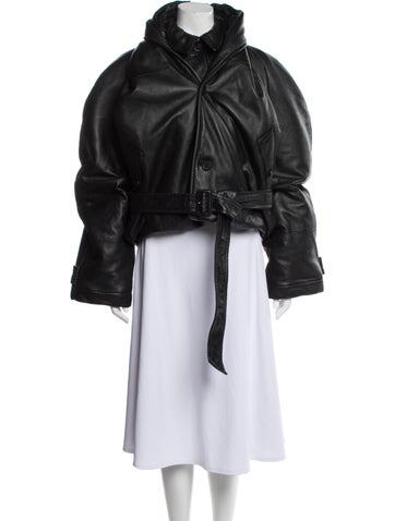 Balenciaga Jackets 2025 Leather Jacket Us4, Fr36 | S