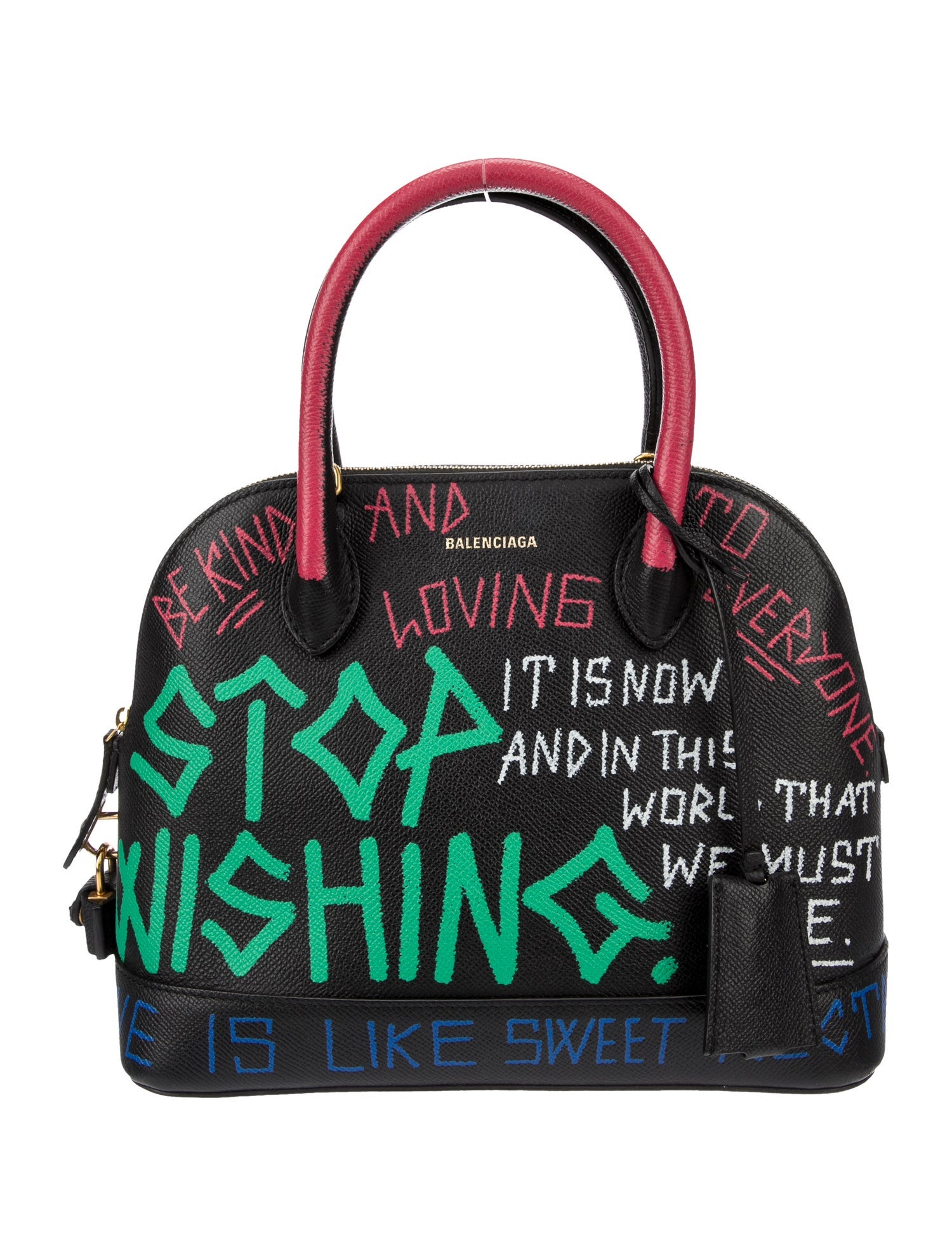 Balenciaga Leather Top Handle Bag