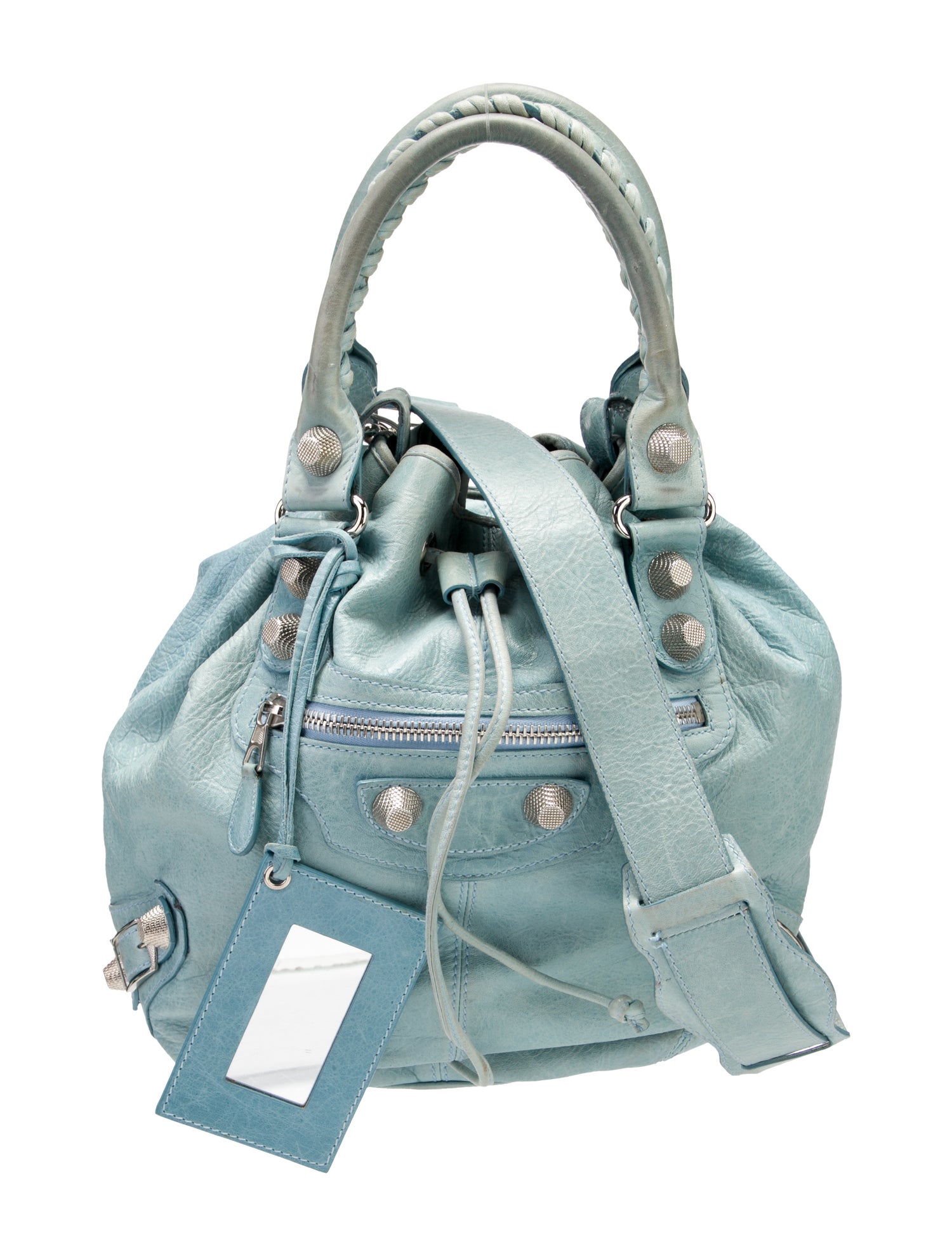 Balenciaga Leather Bucket Bag