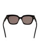 Balenciaga Square Tinted Sunglasses