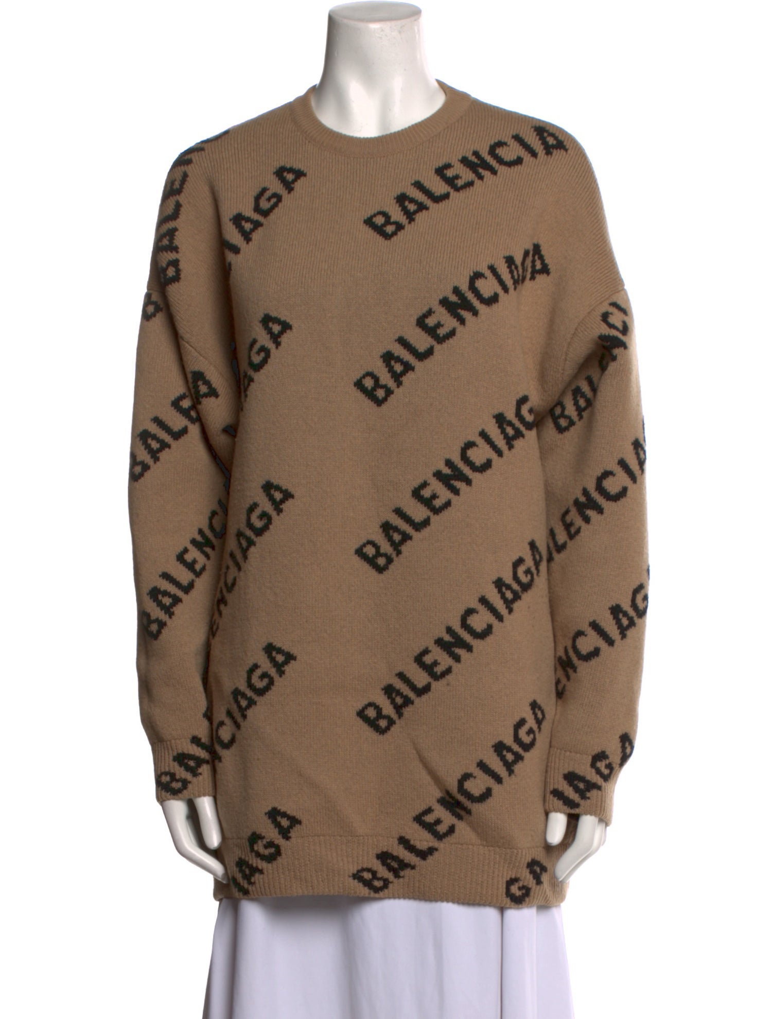 Balenciaga 'All Over' Wool Sweater