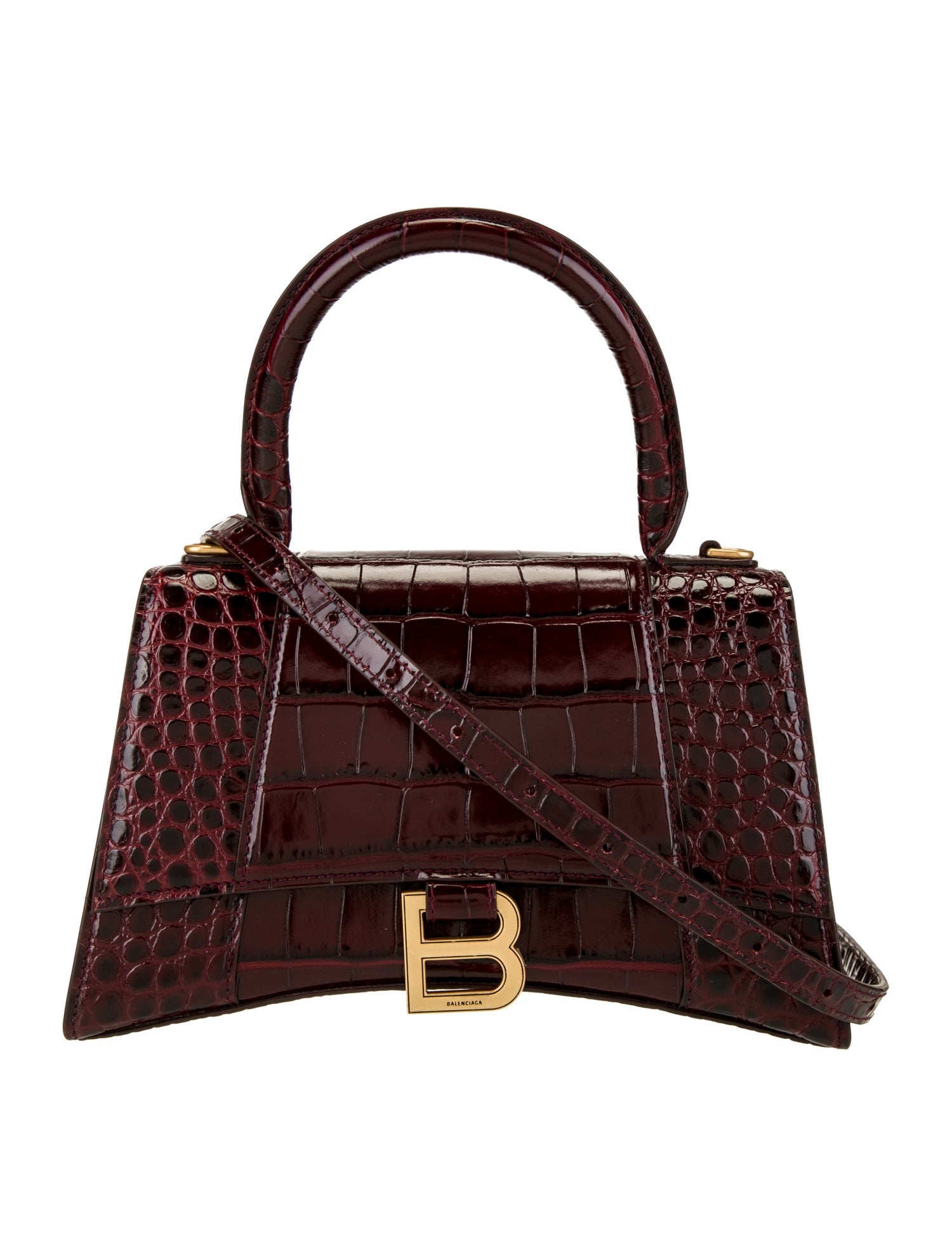 Balenciaga Embossed Leather Hourglass Small