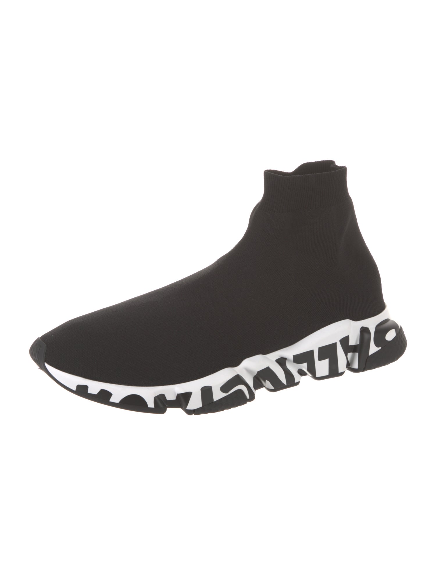 Balenciaga Graffiti Speed Trainer Sock Sneakers w/ Tags