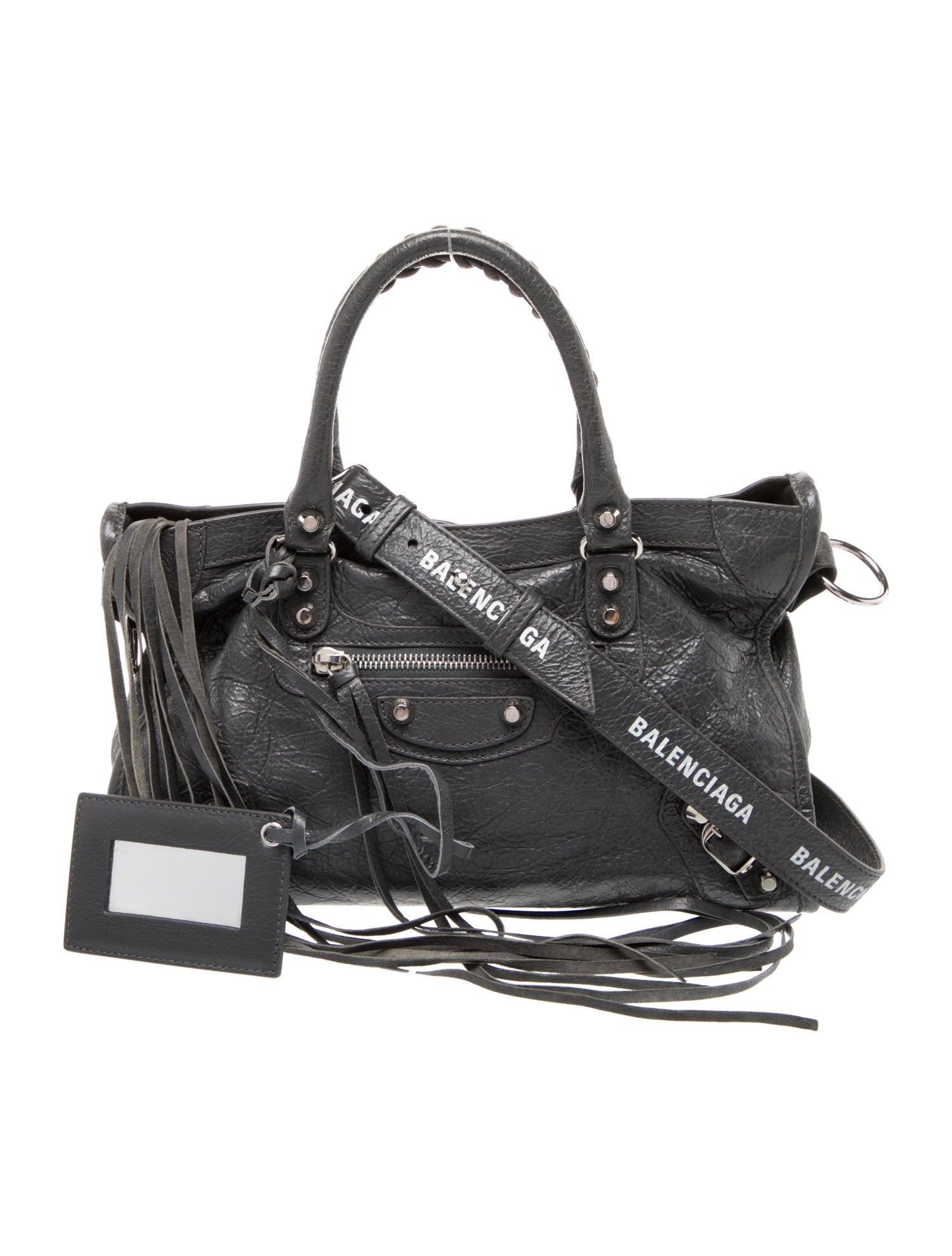 Balenciaga Leather Motocross Classic City