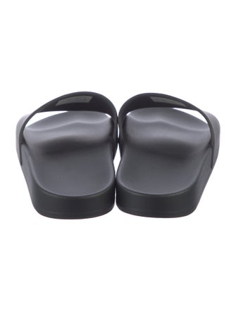 Balenciaga Rubber Graphic Print Slides