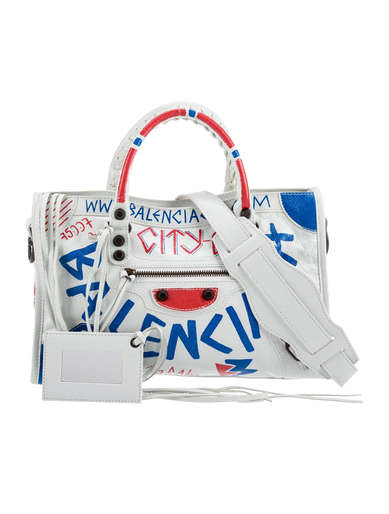 Balenciaga Leather Motocross Classic City