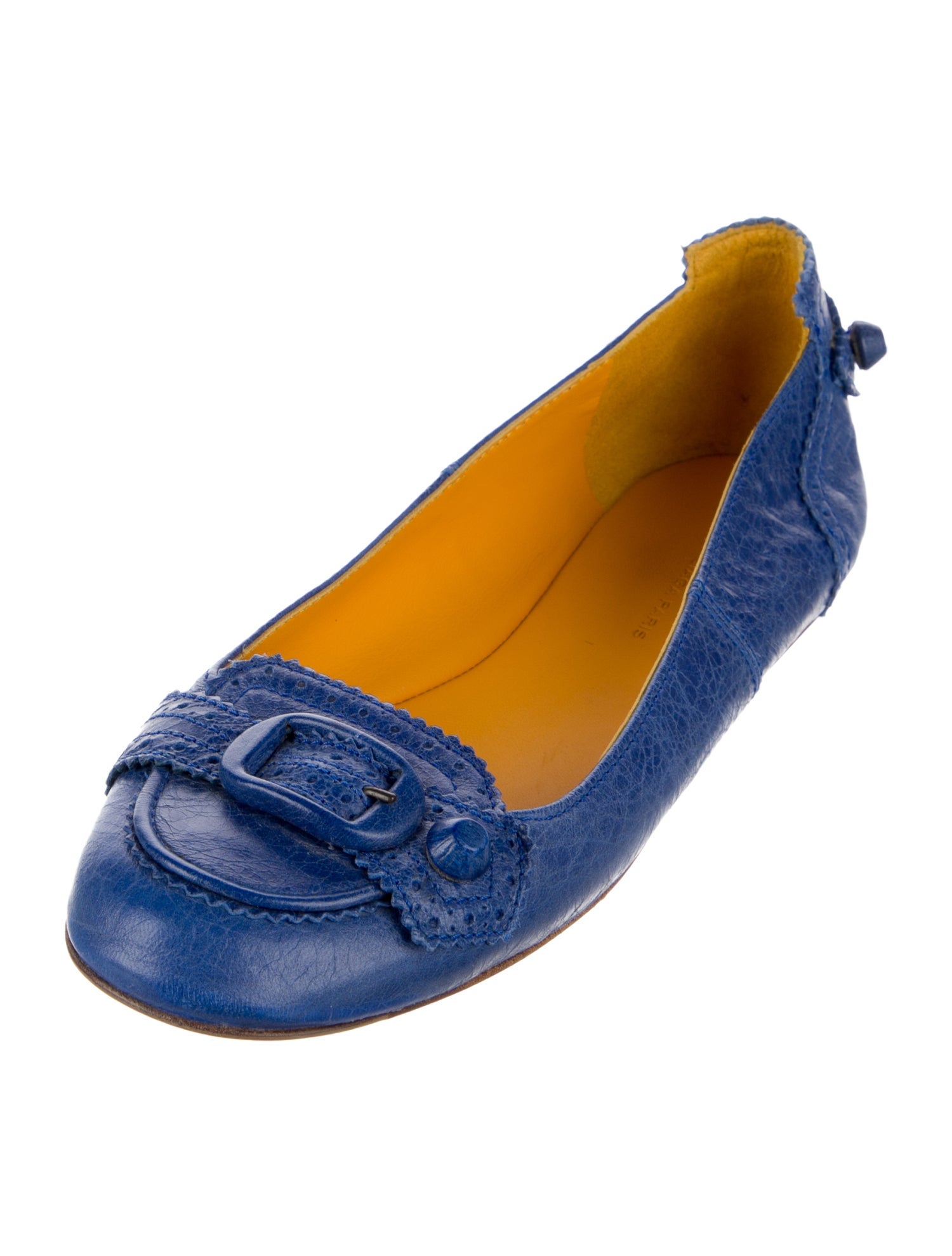 Balenciaga Leather Ballet Flats