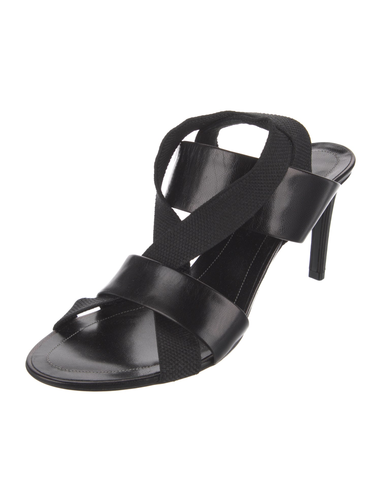 Balenciaga Leather Slingback Sandals