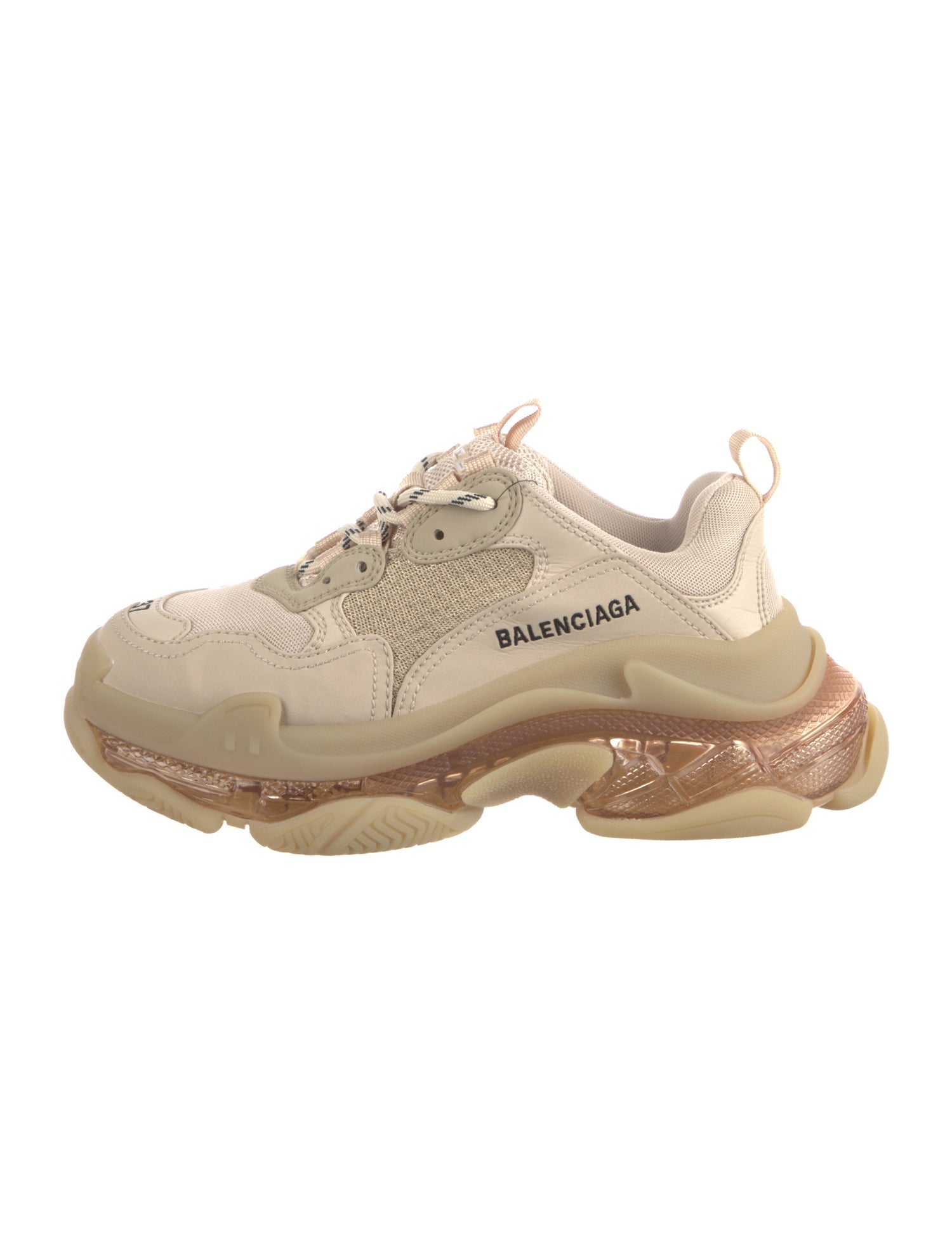 Balenciaga Triple S 'Clear Sole' Chunky Sneakers