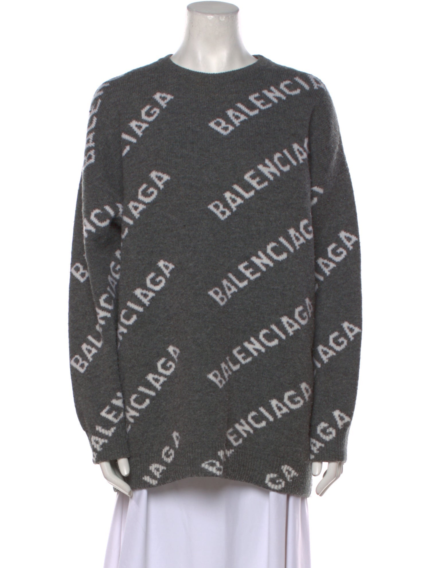 Balenciaga Wool Printed Sweater