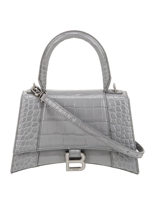 Balenciaga Embossed Leather Top Handle Bag