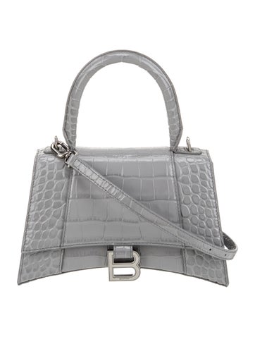 Balenciaga Handle Bags Embossed Leather Top Bag