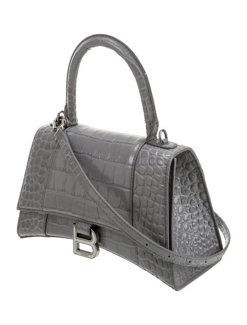 Balenciaga Embossed Leather Top Handle Bag
