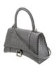 Balenciaga Embossed Leather Top Handle Bag