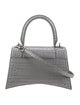 Balenciaga Embossed Leather Top Handle Bag