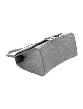 Balenciaga Embossed Leather Top Handle Bag