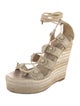 Balenciaga Jute Lasercut Accents Espadrilles