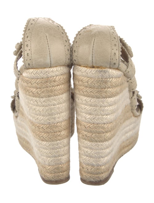 Balenciaga Jute Lasercut Accents Espadrilles