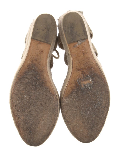 Balenciaga Jute Lasercut Accents Espadrilles