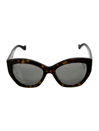 Balenciaga Signature Logo Cat-Eye Sunglasses