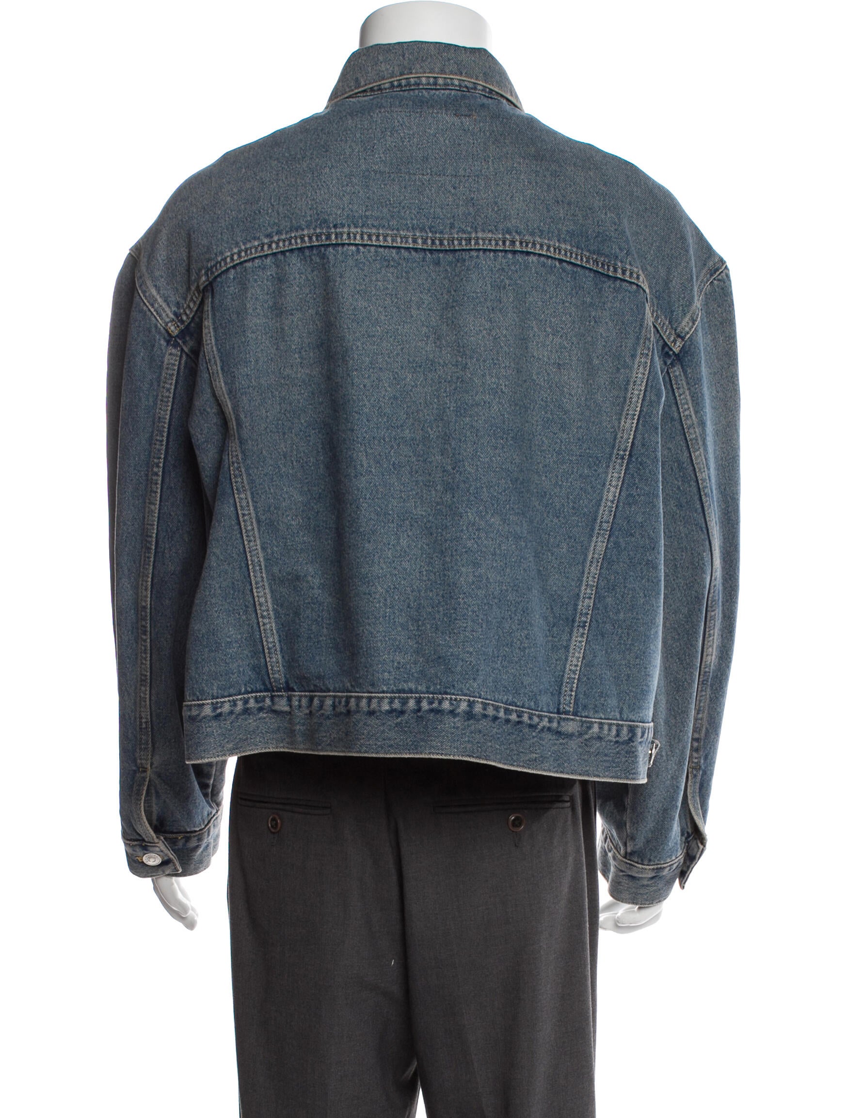 Balenciaga 2016 'Swing' Jacket - Blue Outerwear, Clothing