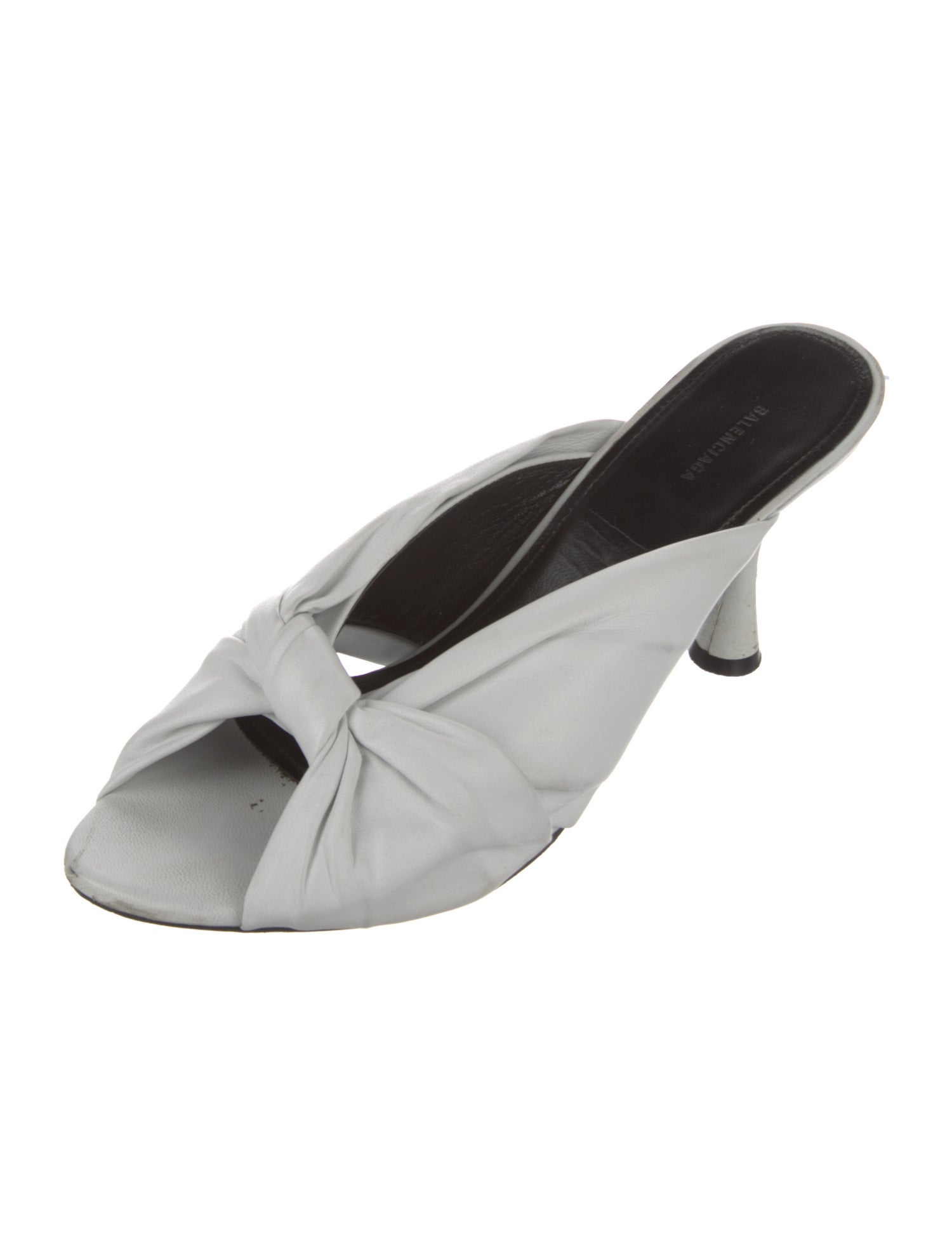 Balenciaga Leather Slides