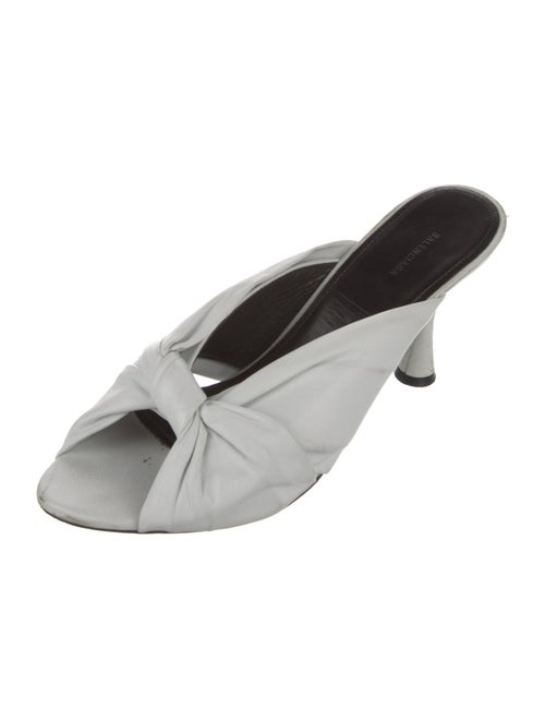 Balenciaga Leather Slides