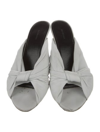 Balenciaga Leather Slides