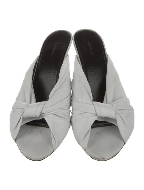 Balenciaga Leather Slides