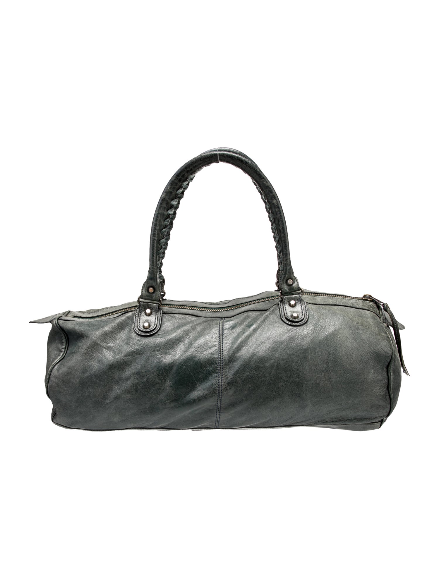 Balenciaga Leather Weekender Bag