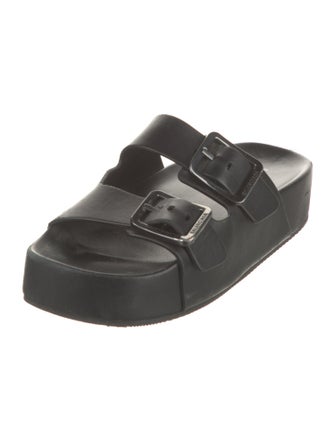 Balenciaga Leather Slides