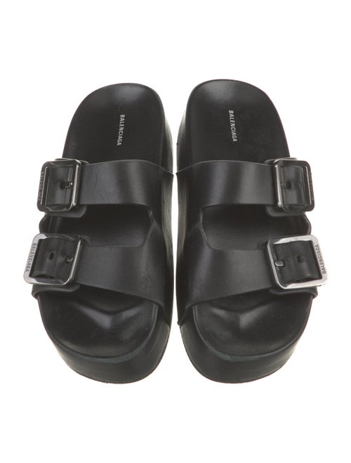 Balenciaga Leather Slides