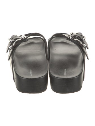 Balenciaga Leather Slides