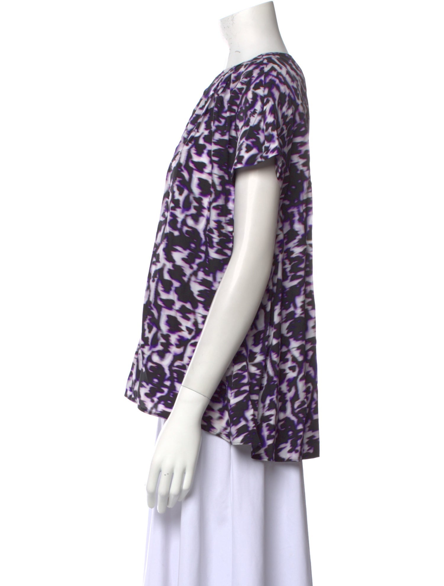Balenciaga 2013 Printed Top