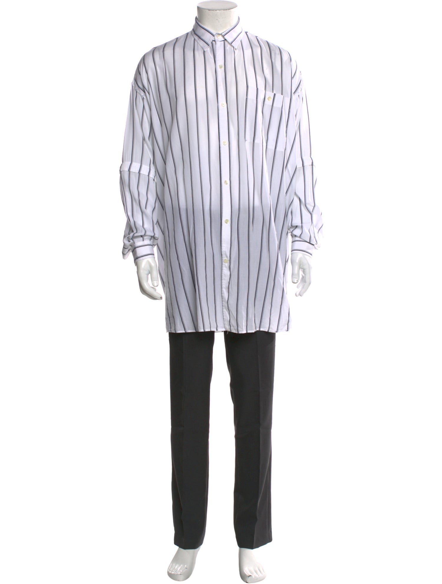 Balenciaga 2017 Striped Shirt