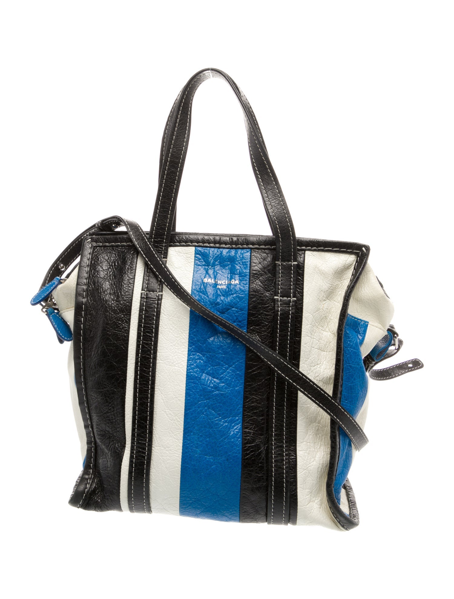 アウトレットセール★BALENCIAGA★ストライプBAZARトート ストライプ BALENCIAGA(バレンシアガ) バッグ・カバン
