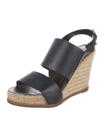 Balenciaga Leather Espadrilles
